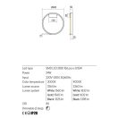 Redo 01-2819 Febe mennyezeti lámpa