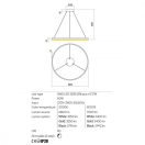 Redo 01-2872 Febe függeszték