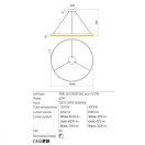 Redo 01-2878 Febe függeszték