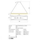 Redo 01-2928 Febe függeszték