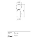 Redo 01-2930 Helios éjjeli lámpa