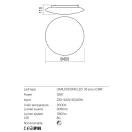 Redo 01-2990 Antiba fürdőszobai mennyezeti lámpa