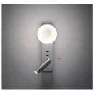 Redo 01-2993 Oasis fali lámpa olvasókarral