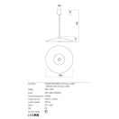 Redo 01-3018 Lars függeszték