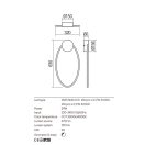 Redo 01-3295 Leo fali lámpa