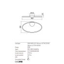 Redo 01-3297 Leo mennyezeti lámpa