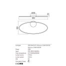 Redo 01-3298 Leo mennyezeti lámpa