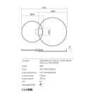 Redo 01-3311 Orbit mennyezeti lámpa