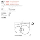 Redo 01-3312 Orbit mennyezeti lámpa