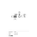 Redo 01-3398 Delphi mennyezetbe építhető lámpa