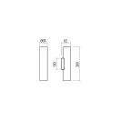 Redo 01-3416 Corinth 30x6,8cm, 2xGU10, felfelé és lefelé világító falikar