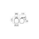 Redo 01-3483 Khadi 3000K, 370lm falikar