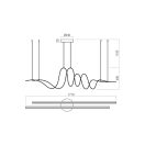Redo 01-3621 Impuls dimmelhető, 3000K, 2x2380lm függeszték