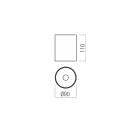 Redo 01-3657 Takto 3000K, TRIAC fix spot lámpa