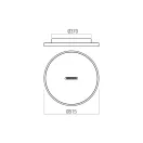 Redo 01-3829 Button 51,5cm, dimmelhető mennyezeti lámpa