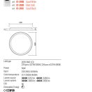 Redo 01-3909 Iconic 58cm, 3000/4000K, dimmeres mennyezeti lámpa