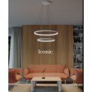 Redo 01-3917 Iconic 38+58cm, 3000/4000K, dimmeres függeszték