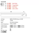 Redo 01-3952 Velas 60cm, 3000K, 1813lm indirekt fali lámpa