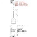 Redo 01-3959 Irides 25cm, 3000K, 645lm függeszték
