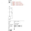 Redo 01-3962 Irides 15cm, 3000K, 404lm függeszték