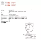 Redo 01-4007 Scroll 1300lm, 40,5cm, CCT, dimm. mennyezeti lámpa