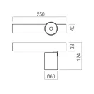 Redo 01-4195 Takto 2700K, TRIAC spot lámpa
