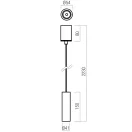Redo 01-4209 Takto 2700K, TRIAC függeszték