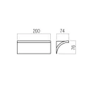 Redo 01-4251 Velas 20cm, 2700K, 701lm indirekt fali lámpa