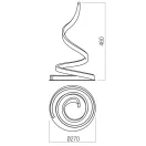 Redo 01-4280 Scroll 980lm, CCT, dimm. asztali lámpa