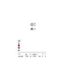 Redo 90033 Xeno kültéri falba építhető lámpa