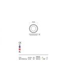 Redo 90119 Osiris kültéri mennyezeti lámpa