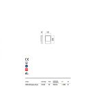 Redo 90127 Colin kültéri fali lámpa