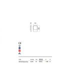 Redo 90129 Colin kültéri fali lámpa