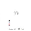 Redo 90130 Colin kültéri fali lámpa