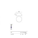 Redo 90167 Blob kültéri dekorációs lámpa