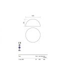 Redo 90169 Blob kültéri dekorációs lámpa