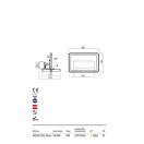 Redo 90244 Flux kültéri fali/mennyezeti lámpa