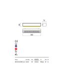 Redo 90250 Aroos kültéri fali lámpa