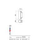 Redo 90363 Ilius kültéri fali lámpa