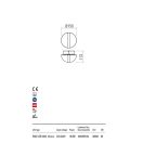 Redo 90364 Sierra kültéri fali lámpa