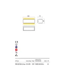 Redo 90403 Dash kültéri fali lámpa