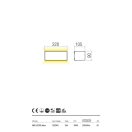 Redo 90562 Limas kültéri fali lámpa