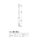 Redo 90571 Klou kültéri függeszték