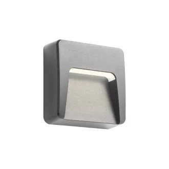   Redo 90681 Holos 8x8cm, 55lm, 3000K, IP65 kültéri lépcsővilágító lámpa