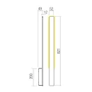 Redo 90878 Reflexa 82,1cm, 645lm, 3000K, IP54 kültéri fali lámpa
