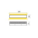 Redo 90936 Aroos 1865lm, 2700K, IP65 kültéri fali lámpa