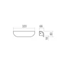 Redo 90997 Lid 651lm, 3000K, IP65 kültéri fali lámpa