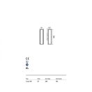 Redo 9105 Vitra kültéri fali lámpa