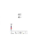 Redo 9585 Xeno kültéri falba építhető lámpa