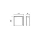 Redo 9892 Brick kültéri fali/mennyezeti lámpa